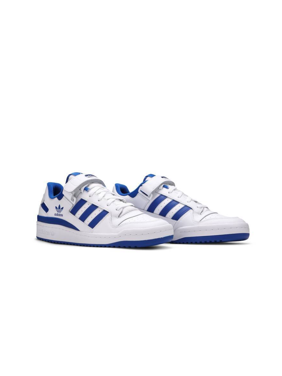 Картинка Кроссовки баскетбольные Adidas Forum 84 Low White Royal Blue