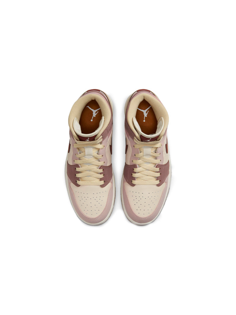 Картинка Кроссовки Nike Air Jordan 1 Mid SE Dark Pony Smoky Mauve