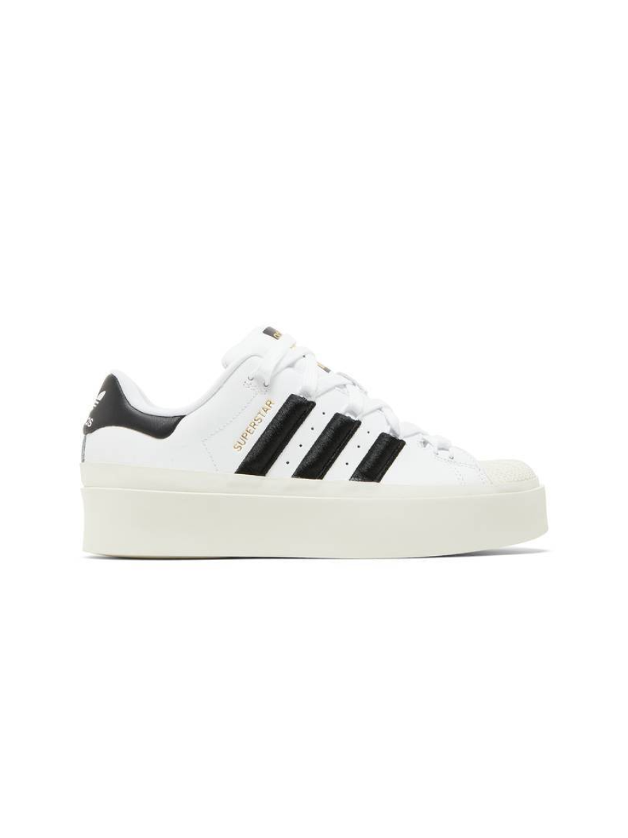 Картинка Кроссовки кожаные весенние Adidas Superstar Bonega White Black