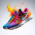 Разноцветные кроссовки